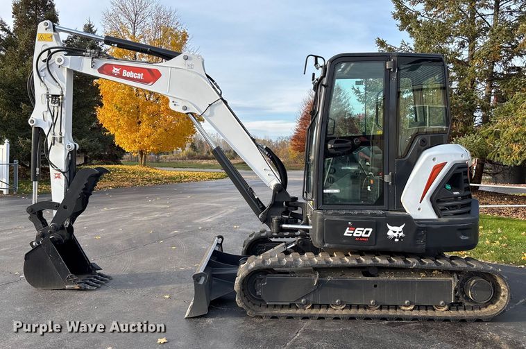 image for item EV3262 2023 Bobcat E60 mini excavator
