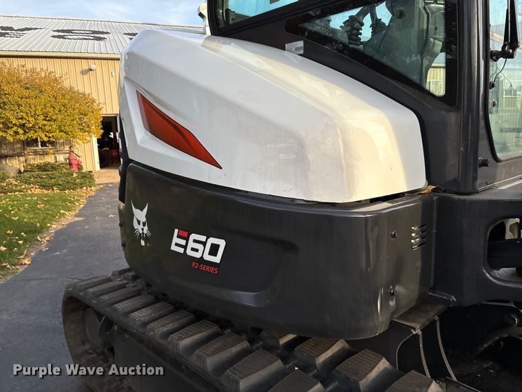 image for item EV3262 2023 Bobcat E60 mini excavator