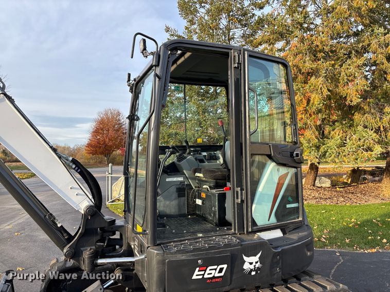 image for item EV3262 2023 Bobcat E60 mini excavator