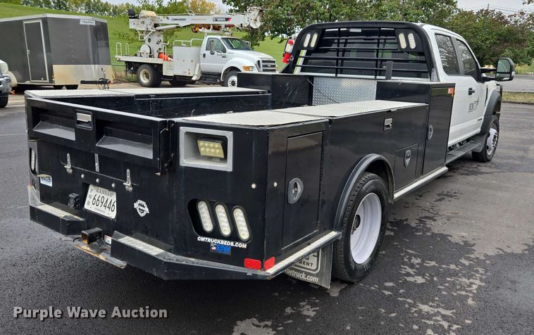 image for item EV5430 2018 Ford F550 Crew Cab flatbed truck