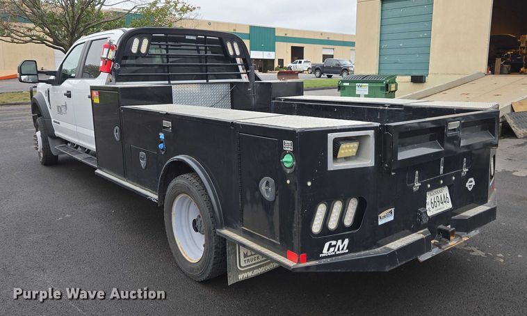 image for item EV5430 2018 Ford F550 Crew Cab flatbed truck