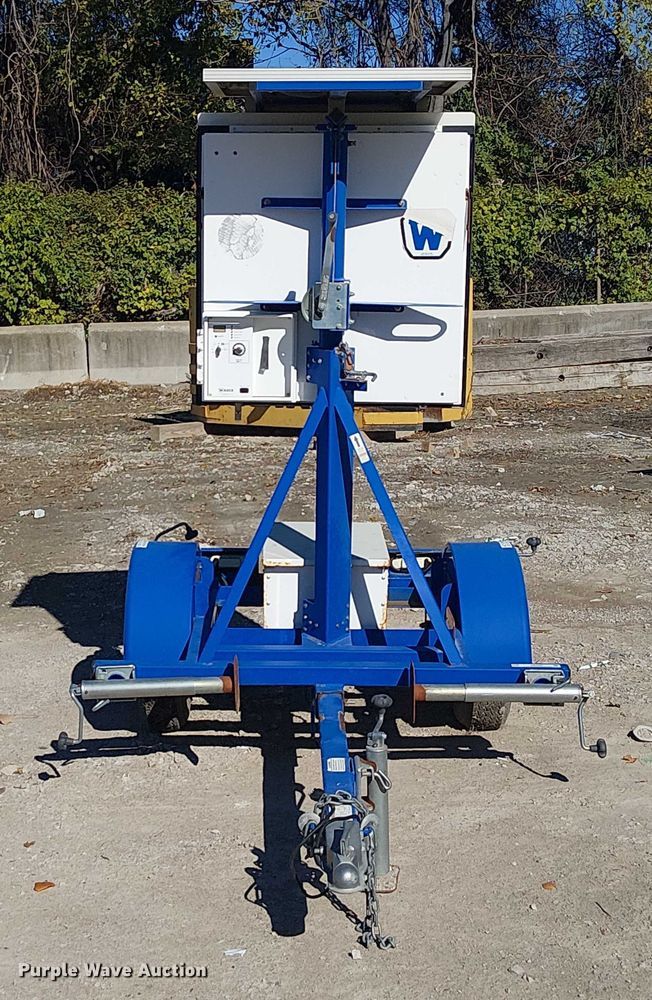 image for item FB4505 Wanco speed limit sign trailer