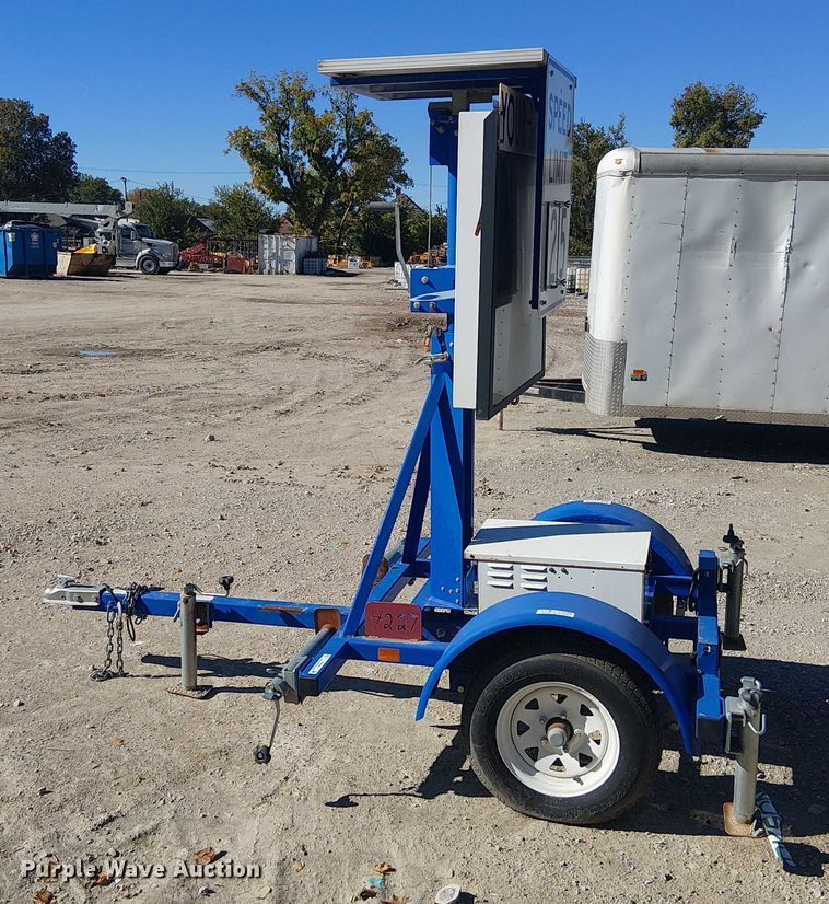 image for item FB4505 Wanco speed limit sign trailer