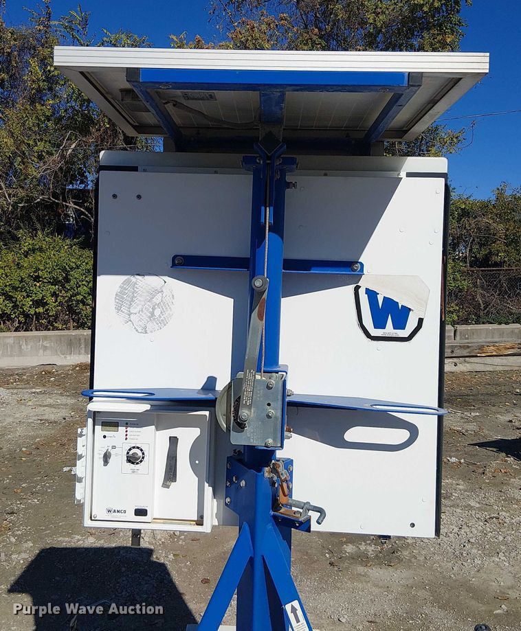 image for item FB4505 Wanco speed limit sign trailer