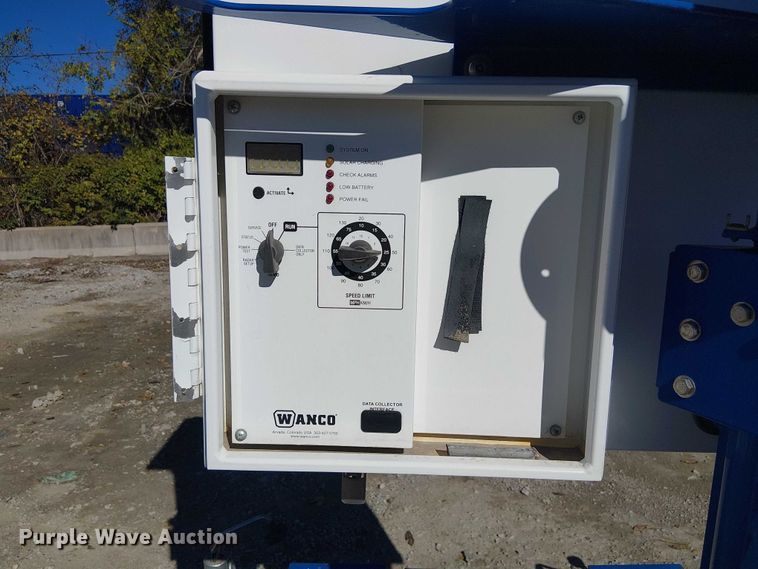 image for item FB4505 Wanco speed limit sign trailer