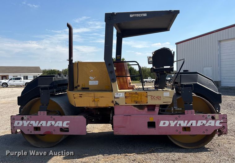 image for item FI0006 1995 Dynapac CC421 double drum vibratory roller