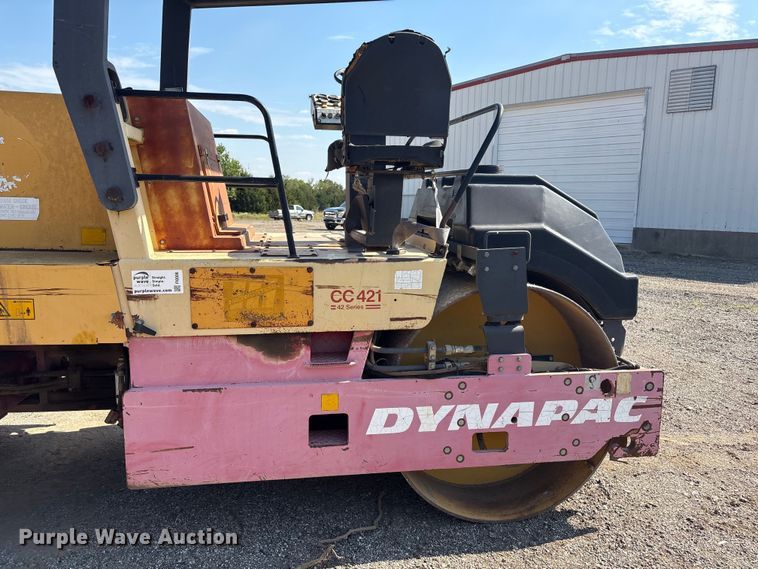 image for item FI0006 1995 Dynapac CC421 double drum vibratory roller