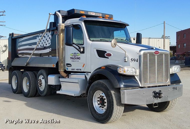 image for item FK0509 2019 Peterbilt 567 dump truck