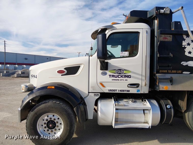 image for item FK0509 2019 Peterbilt 567 dump truck