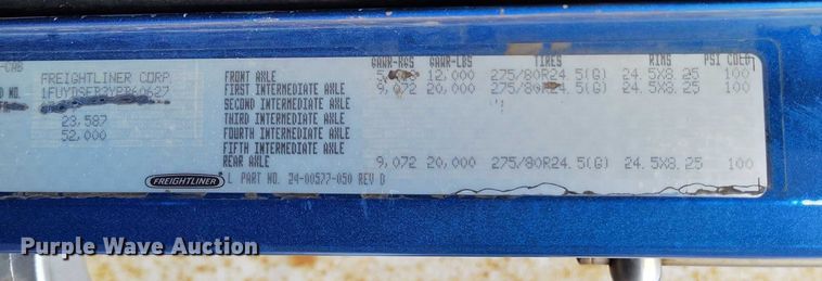 image for item IP9712 2000 Freightliner FLD dump truck