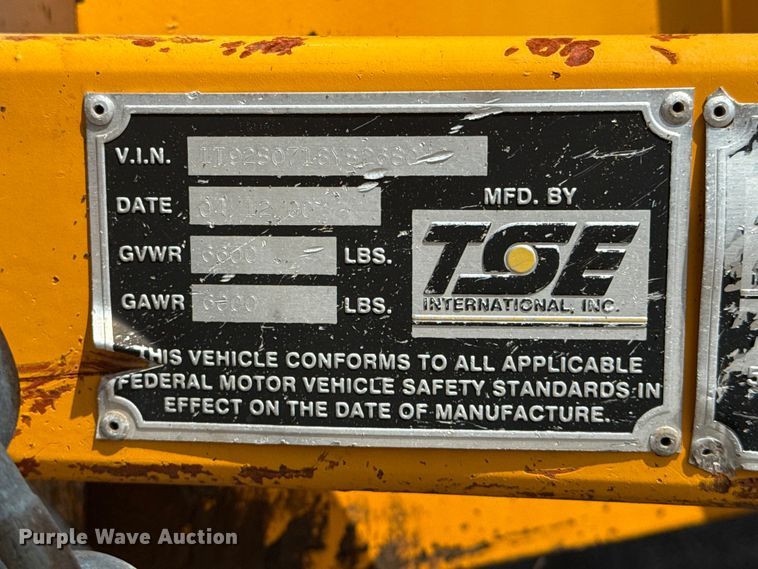 image for item NU9590 2000 TSE International Inc UP70B cable puller