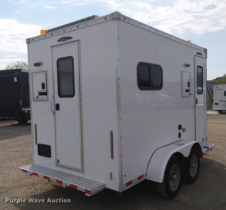 image for item NU9720 2020 Mobile Tech MTT712TA2 fiber optic splicing trailer