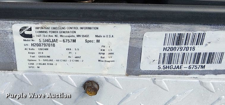 image for item NU9720 2020 Mobile Tech MTT712TA2 fiber optic splicing trailer