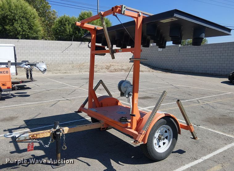 image for item YA0972 2018 Wanco arrow board trailer