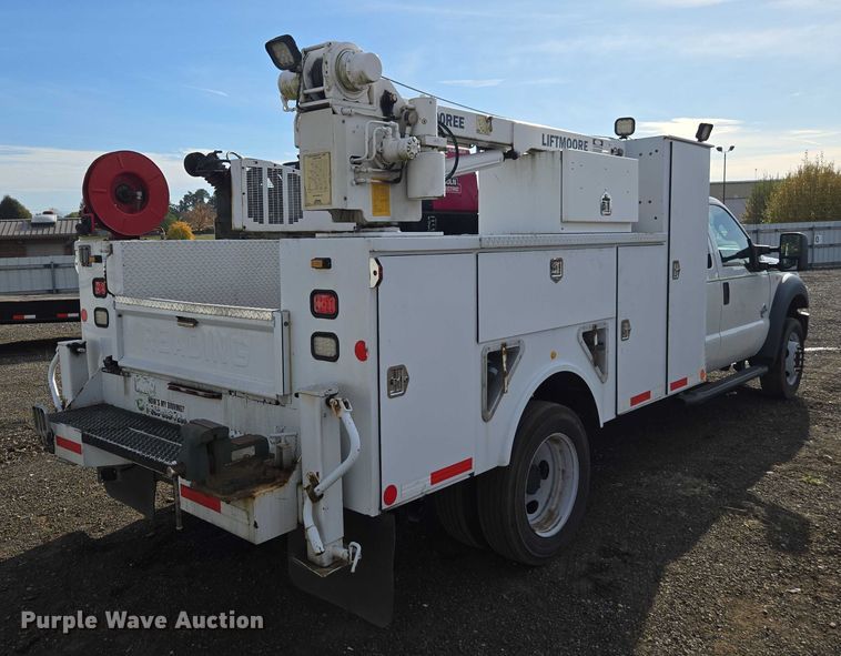 image for item YA1007 2015 Ford F550 SuperCab utility / service truck