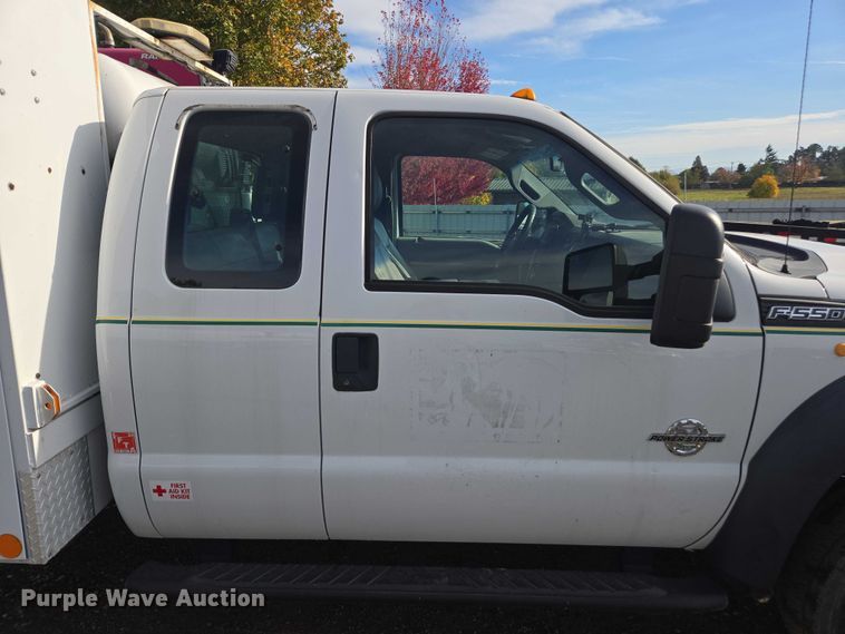 image for item YA1007 2015 Ford F550 SuperCab utility / service truck