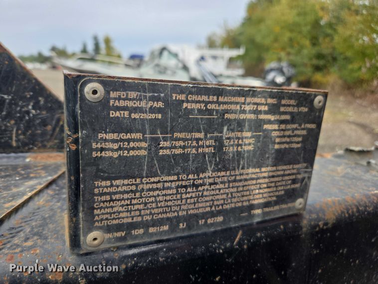 image for item YA1008 2018 Ditch Witch HX75 vacuum excavator