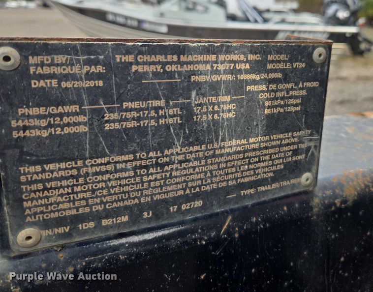 image for item YA1008 2018 Ditch Witch HX75 vacuum excavator