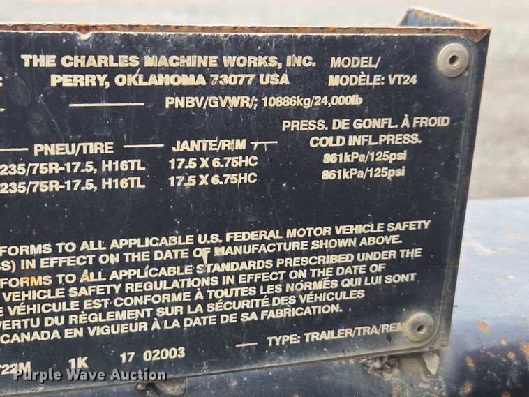 image for item YA1009 2019 Ditch Witch HX75 vacuum excavator