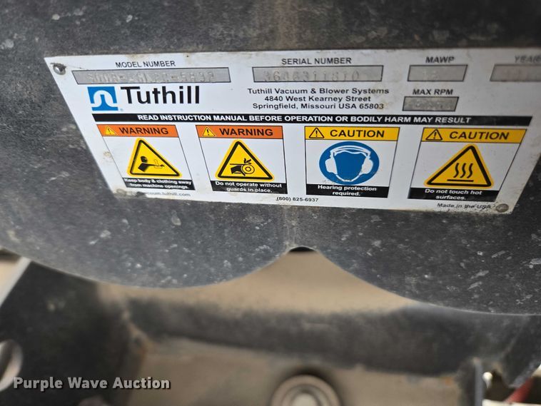 image for item YA1010 2019 Ditch Witch HX50 vacuum excavator