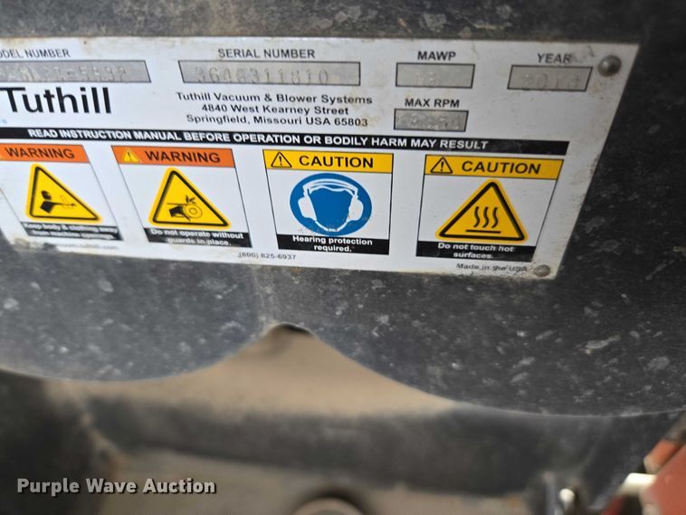 image for item YA1010 2019 Ditch Witch HX50 vacuum excavator