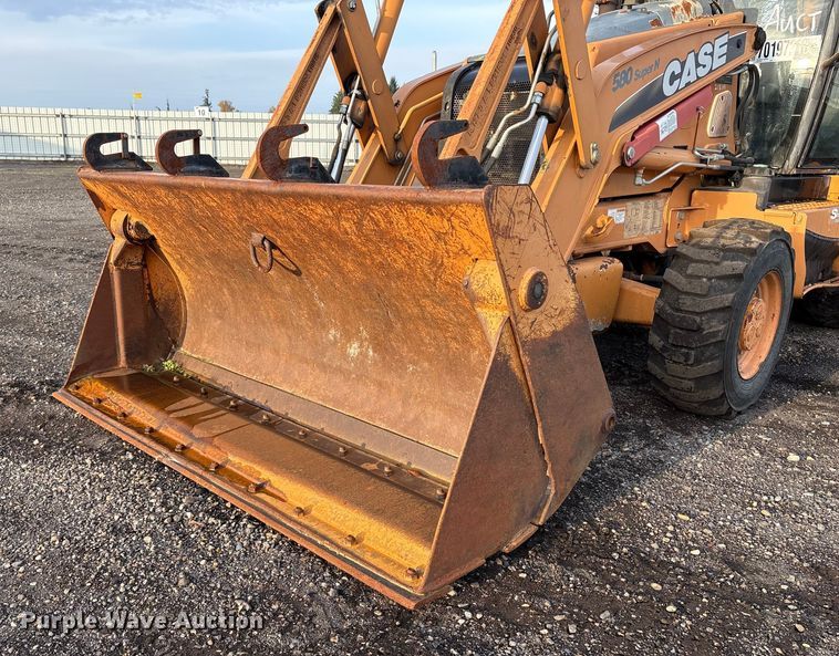 image for item YA1011 2012 Case 580 Super N backhoe