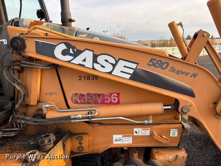 image for item YA1011 2012 Case 580 Super N backhoe