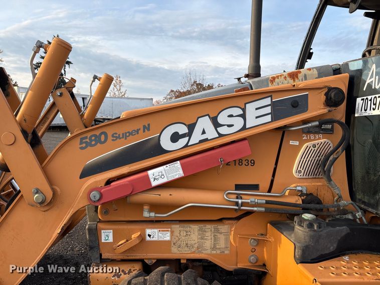 image for item YA1011 2012 Case 580 Super N backhoe