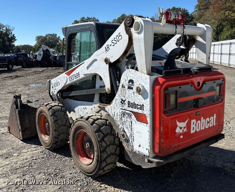 image for item YA1283 2020 Bobcat S770 skid steer loader