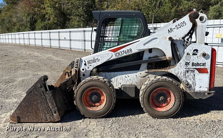 image for item YA1283 2020 Bobcat S770 skid steer loader