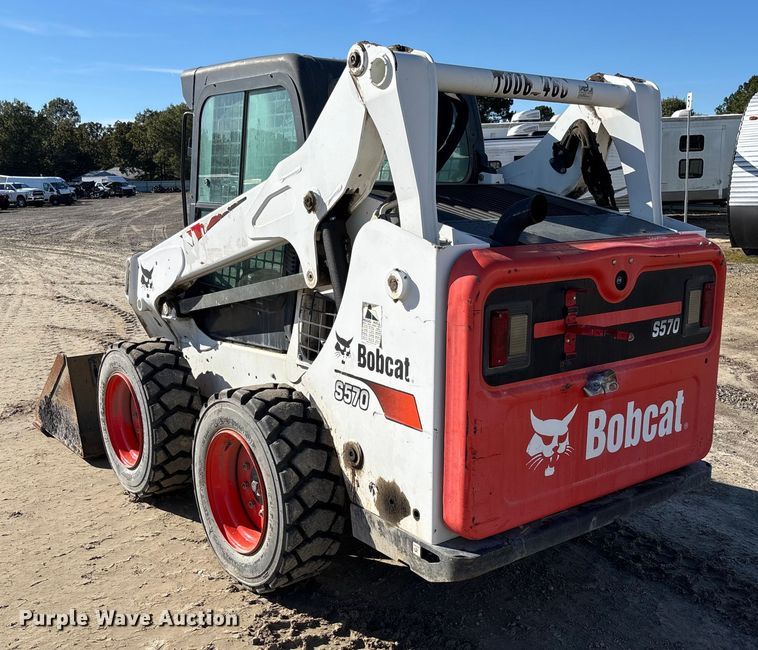 image for item YA1285 2017 Bobcat S570 skid steer loader