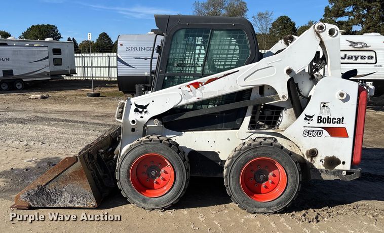 image for item YA1285 2017 Bobcat S570 skid steer loader