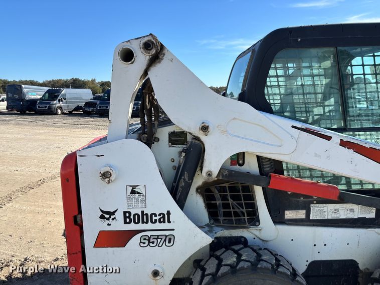 image for item YA1285 2017 Bobcat S570 skid steer loader