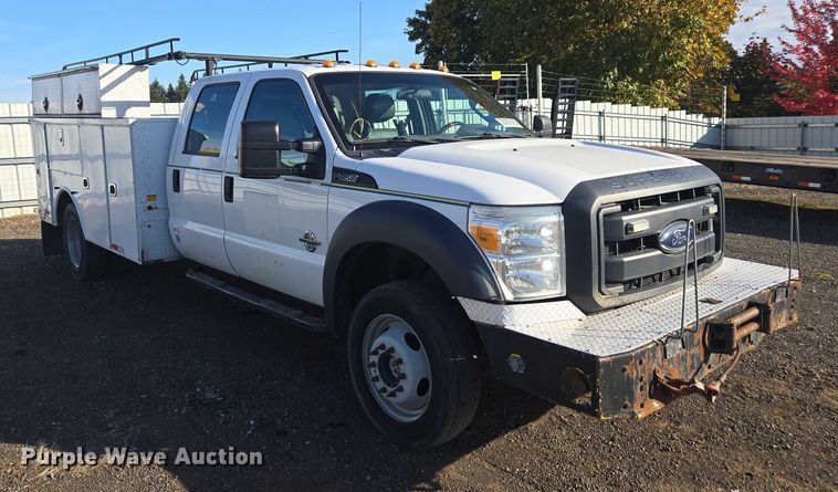 image for item YA1294 2015 Ford F450 Super Duty Crew Cab utility / service truck