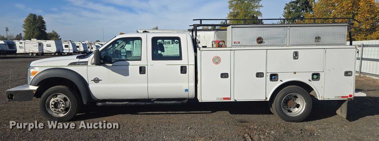 image for item YA1294 2015 Ford F450 Super Duty Crew Cab utility / service truck