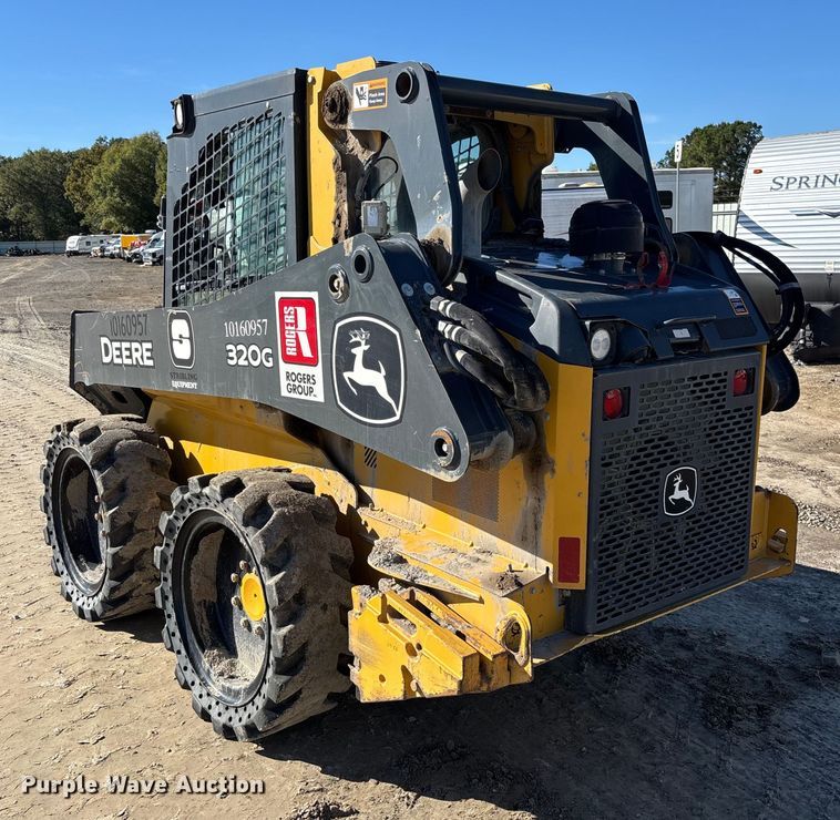 image for item YA1306 2021 John Deere 320G skid steer loader