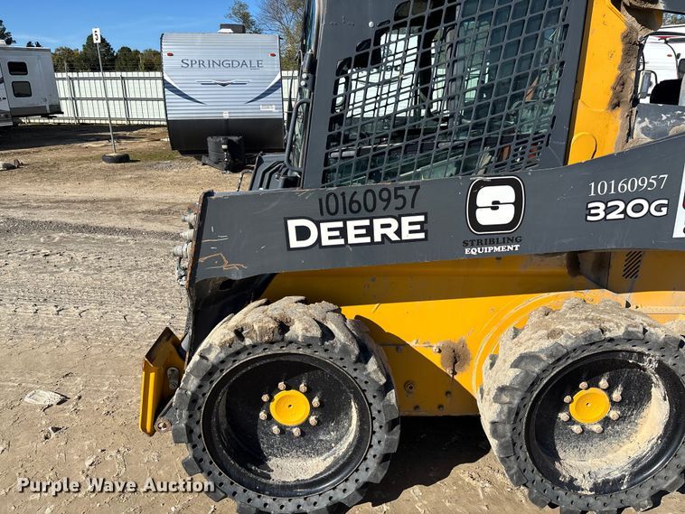 image for item YA1306 2021 John Deere 320G skid steer loader