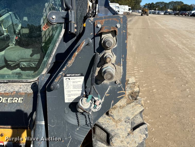 image for item YA1306 2021 John Deere 320G skid steer loader