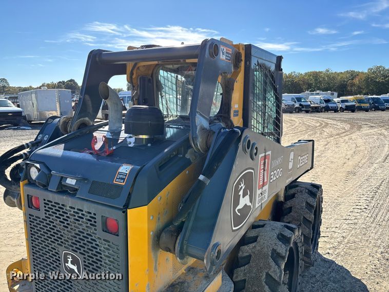 image for item YA1306 2021 John Deere 320G skid steer loader