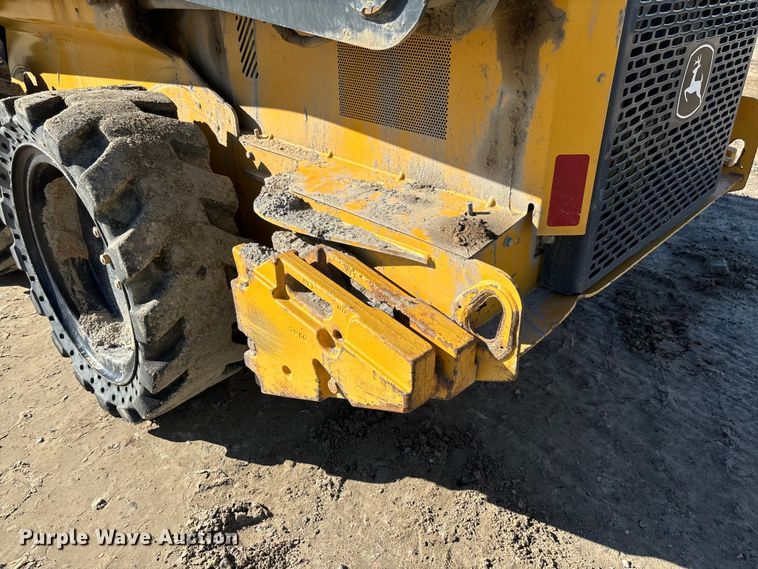 image for item YA1306 2021 John Deere 320G skid steer loader