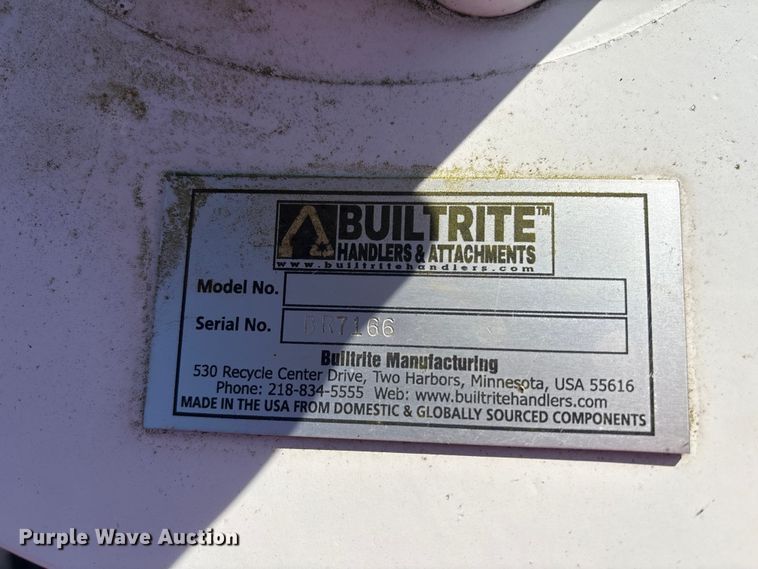 image for item YA1335 Builtrite excavator grapple