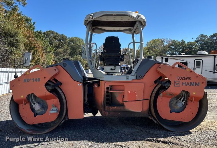 image for item YA1412 Hamm HD+140 double drum vibratory roller