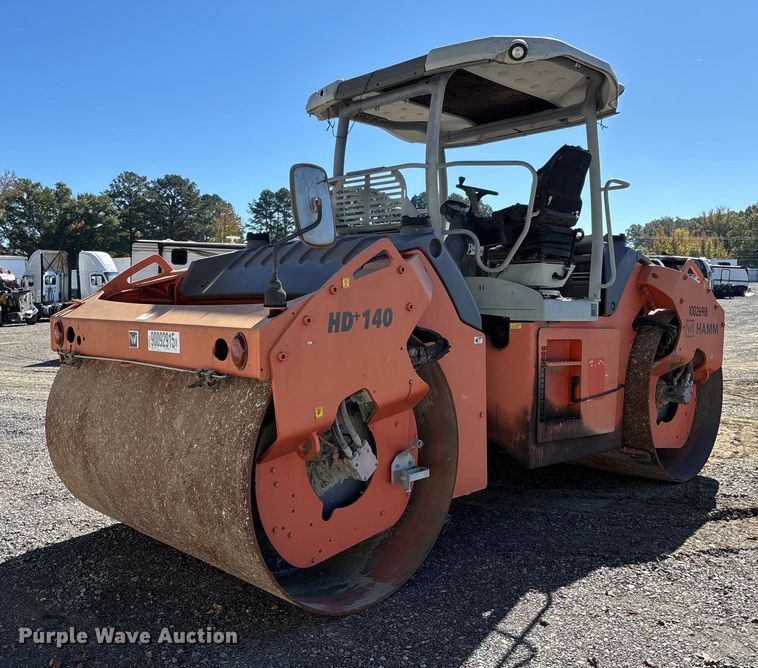 image for item YA1412 Hamm HD+140 double drum vibratory roller