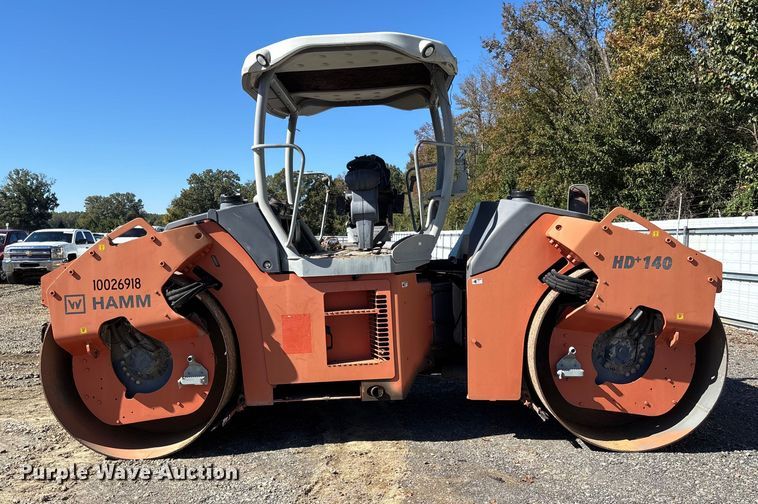 image for item YA1412 Hamm HD+140 double drum vibratory roller