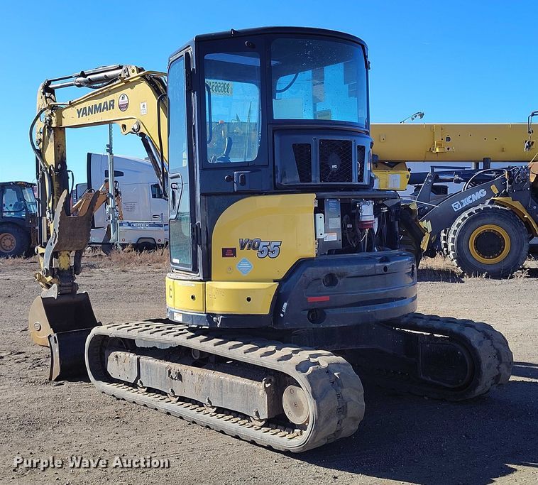 image for item YA1422 2020 Yanmar VIO55-6A mini excavator