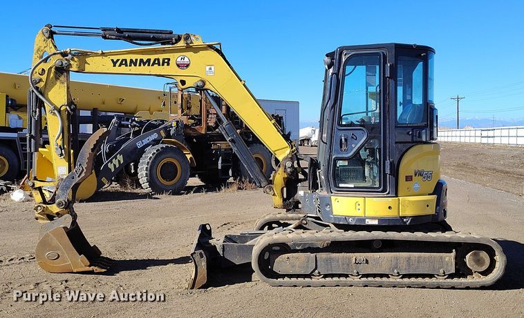 image for item YA1422 2020 Yanmar VIO55-6A mini excavator