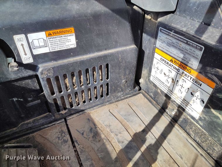 image for item YA1422 2020 Yanmar VIO55-6A mini excavator