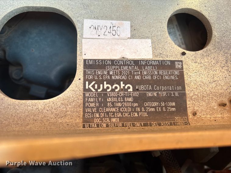 image for item YA1424 2022 LeeBoy 8520B paver