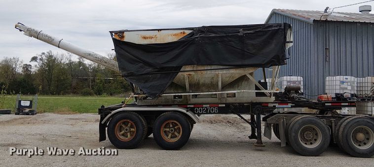 image for item DU3680 1981 Bertolini 8SF-23 fertilizer delivery trailer