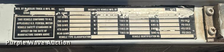 image for item DW6663 1996 International Paystar 5000 fertilizer delivery truck